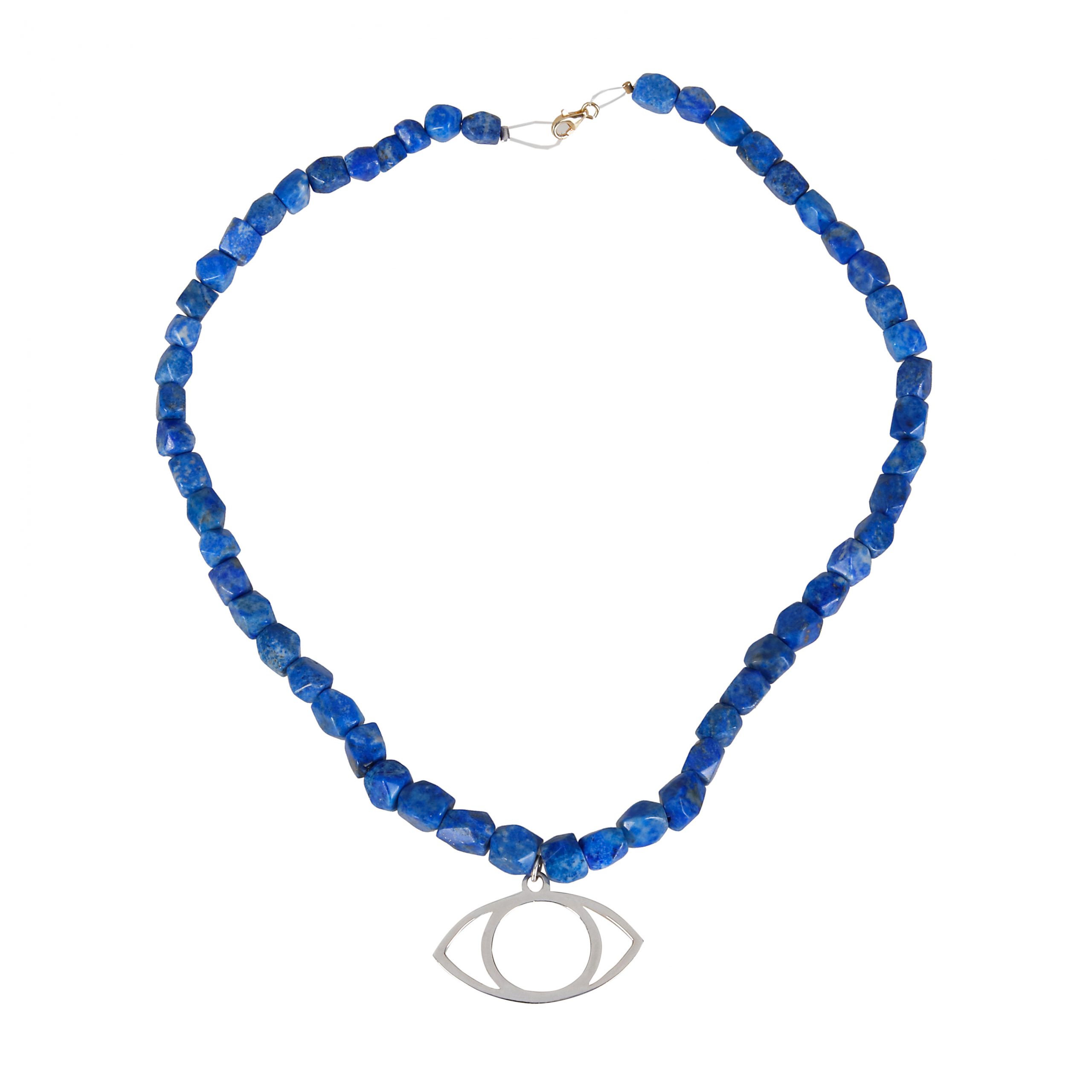 Blue Lapis Eye - CM Makris | Jewelry Design Athens